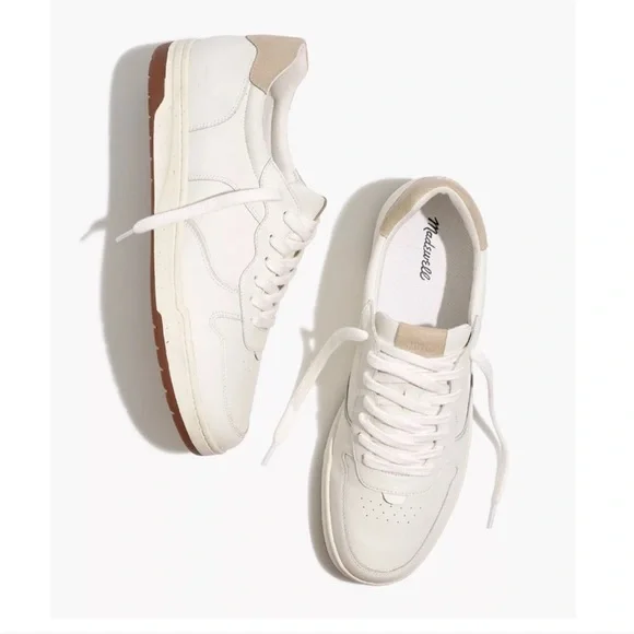 LIKE NEW Madewell leather court sneakers - Picture 11 of 14